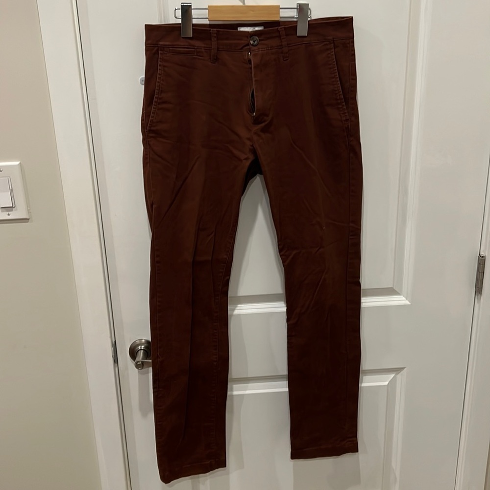 Dark clay Goodfellow Chinos pants